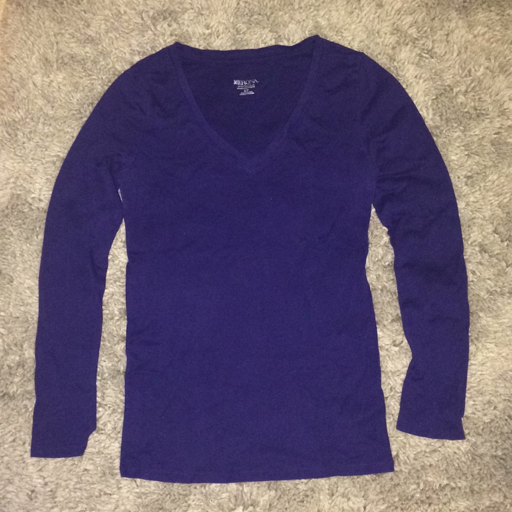 Merona long sleeve, size small, indigo